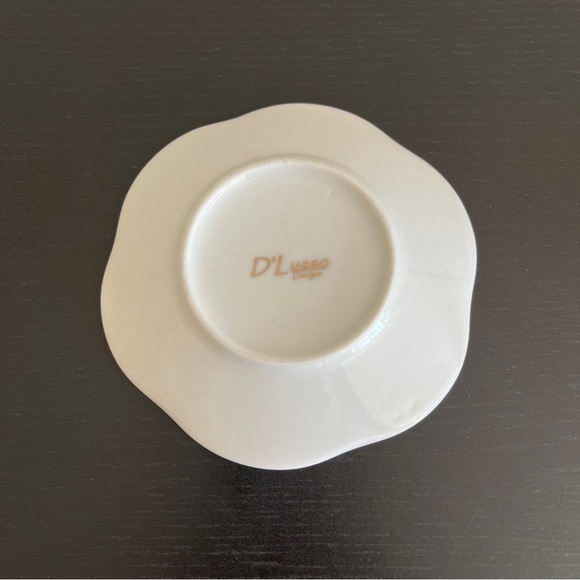 D Lusso Designs 4 Pc Home Collection Demitasse Espresso Cups Saucers - Picture 5 of 10